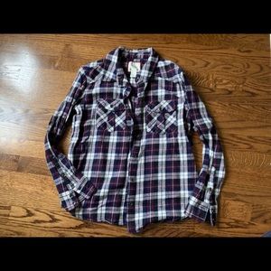 Forever 21 Plaid Flannel Shirt